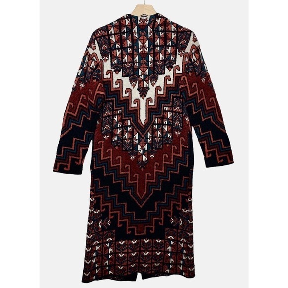 Mara Hoffman Bolnisi Rug Sweater Coat Womens XS $495 ASO Zoe of This Is Us - Picture 15 of 16